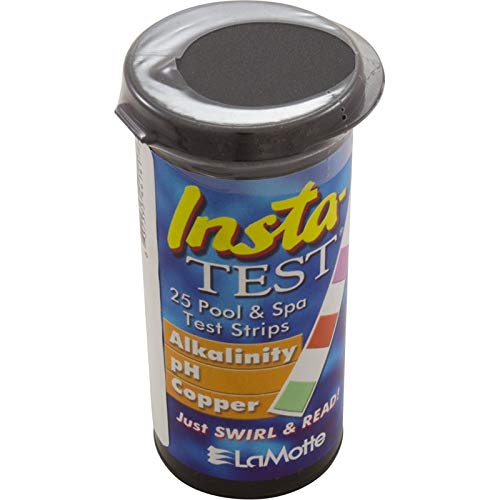 Horizon Spa & Pool Parts Test Strips, Copper/pH/Alk, Multilingual, 25ct