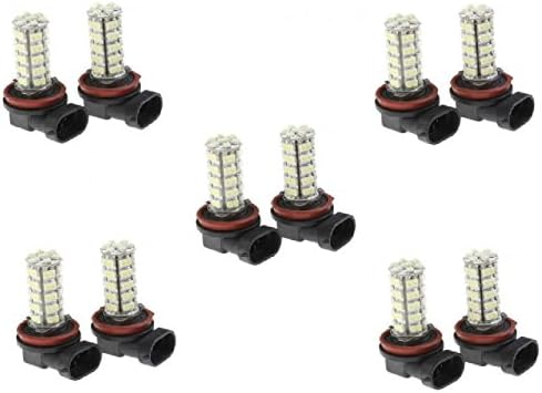 AS Vision AS-H11-1210-68SMD LED Car Lights Bulb (Red) (10 Pack)