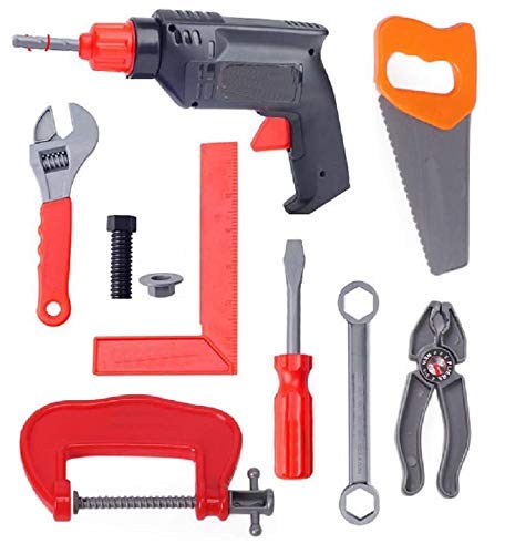 Amitasha Automobile Mechanics Tools Kit Toys Set for Kids – Pack of 10 Toy Review India (Iknoor World )