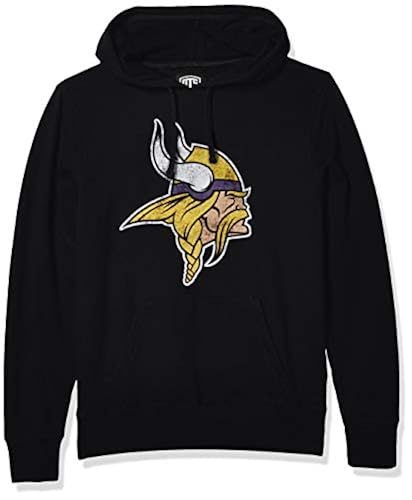 OTS NFL Minnesota Vikings Men's Fleece Hoodie, Logo, XX-Large in