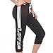 Coco-Limon Women Capri Joggers - French Terry, Double Side Love Print