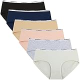 INNERSY Womens Cotton Sporty Underwear Hipster