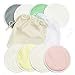 Kiddo Care Washable Soft Waterproof Organic Bamboo Nursing Pads and 2 eBooks, 8-Pack (4 Pairs)