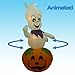 Jumbo 9 Foot Animated Halloween Inflatable Ghost on Pumpkin - 2012 Yard Decoration