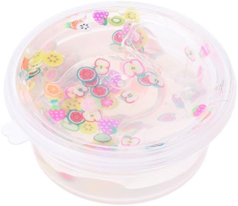 CHONE DIY Fruits Crystal Slime Clay Toy, Slime Mud Soft Squeeze Plasticine Mud Toy Gift Relief Stress For Kids Education (Fruits)