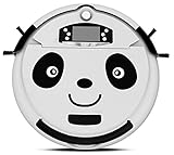 ROYALFiT Mini Robot Floor Vacuum Cleaner Remote Controller Preset Clean Time With Large Capacity Dustbin PT-730 White