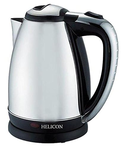 HELICON Strong Stainless Steel Body Tea and Coffee Maker Electric Kettle (2L)