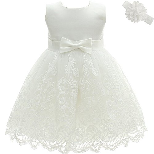 AHAHA Baby Girl Princess Wedding Dresses Baptism Christening Baby Dress
