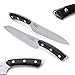 TUO Hacker Series Japanese HC Stainless Steel Santoku Knife 7 - Full Tang Design--Ultra Premium Ebony Handle