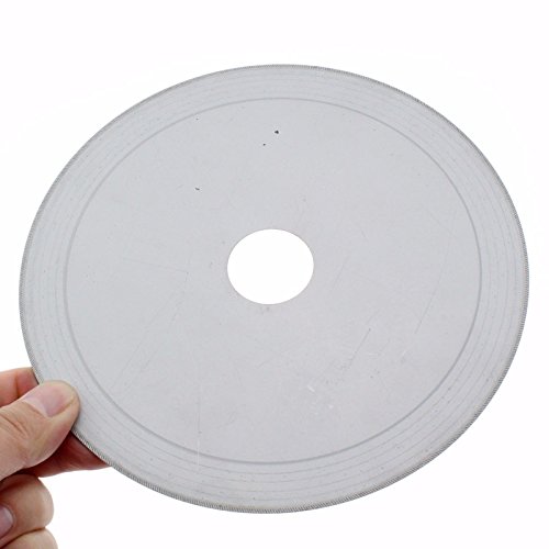 Agile-shop 7" Inch180mm Ultra-thin Diamond Saw Blade Lapidar Cutting Disc 0.026" Rim