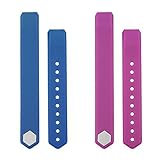 LETSCOM Replacement Straps for ID115HR or ID115, 2 Pack, Not for ID115PLusHR/ID115U