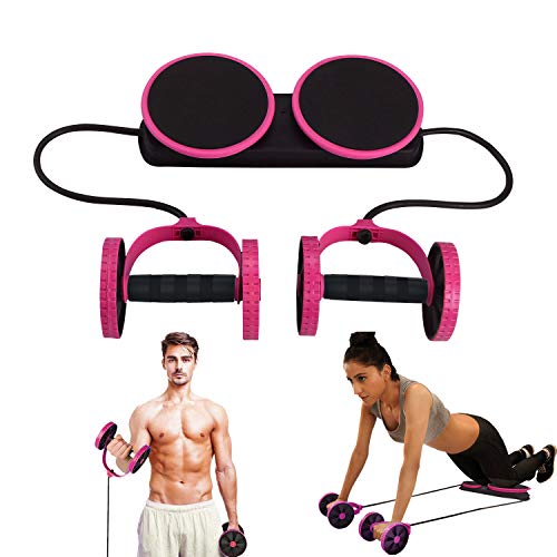 MACUNIN Multi Function Double Ab Roller Wheel,New Version Ab Wheel,Exercise and Fitness Wheel for Home Gym,Abdomen and…