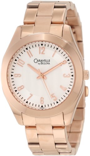 Caravelle by Bulova Women's 44L106 Classic Rose Gold-Tone Watch Caravelle by Bulova Women's 44L106 Classic Rose Gold-Tone Watch