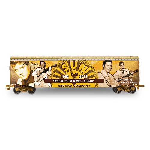Elvis Presley Sun Records Commemorative Train Car by Hawthorne Village