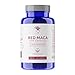 The Organique Co. Red Maca Root Powder Capsules - 3000mg Per Serving, 150 Vegan Pills - Certified Organic, Raw, Non-GMO Supplement - Energy, Female Fertility, Hormone Balance