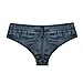 VOGRACE Womens Low Rise Mini Denim Shorts Denim Thong Cheeky Jeans Shorts (X-Large(US 8), Faux Leather)