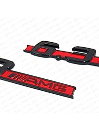 US85 Direct 2 x 6,3 AMG emblema original de guardabarros izquierdo y derecho adhesivo logotipo insignia de la placa de la decoración del deporte para Mercedes Benz OEM ABS