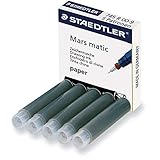 Staedtler marsmatic Drawing Ink Cartridges 745 R 00-9 Black