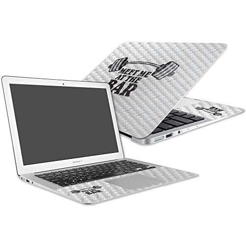 MightySkins Carbon Fiber Skin for Apple MacBook Air 13" (2017) - Meet Me at The…