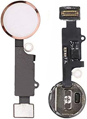 New Rose Gold Home Button Main Key Flex Cable Cap Ribbon Assembly For iPhone 7 7 Plus