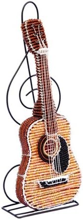 Grass Roots Creations Colored Acoustic Guitar Beadworx Sculpture, Multi