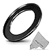 Photo 52-77MM Step-Up Ring Adapter (52MM Lens to 77MM Filter or Accessory) + Premium MagicFiber Cleaning Cloth