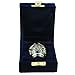 MEILINXU Funeral Keepsake Urn by Brass Mini Cremation Urn for Human Ashes Adult- Hand Engraved - Fits a Small Amount of Cremated Remains- Display Burial Urn at Home or Office (Majestic Radiance Baby
