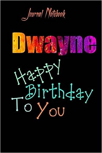 Amazon Dwayne Happy Birthday To You Sheet 9x6 Inches 1 Pages With Bleed A Great Happybirthday Gift Notebooks Happybirthday Letters Correspondence