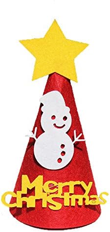 Proumy Hot!DIY Christmas Santa Hat Caps Decoration Festival Deer Caps Party Supplies Crafts For Child (C)