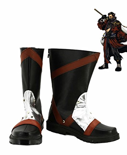Final Fantasy 10 FF10 Auron Cosplay Shoes Boots Custom Made