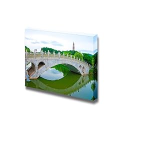 China Old Tower and Lake Foshan China Wall Decor