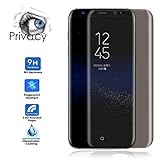 Creazy For Samsung Galaxy S8 Plus Privacy Full Screen Protector Anti-Spy Tempered Glass