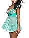 Avidlove Women Lingerie Lace Babydoll Strap Chemise Nightie Mesh Sleepwear Green