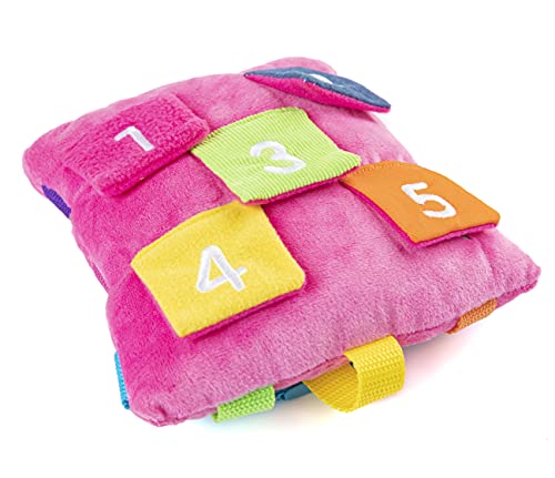 Buckle Toys Bella Square Learning Activity Toy Zipper Toys For