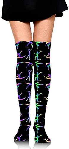 Fedso Love Rainbown Gymnastics Unisex Over Knee High Socks Extra Long Athletic Sport Tube Socks