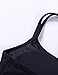 CRZ YOGA Women's Padded Cool-Look Criss Cross Strappy Yoga Sports Bra Black XL