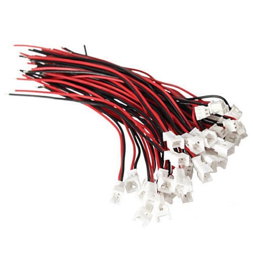 Bleiou 20 Pair Micro JST 1.25 2-Pin Male and Female Connector plug with Wires Cables - Thumbnail 4