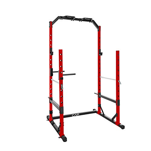 CAP Barbell Multi-Use Power Rack – Heavy-Duty Power Cage with Pull-Up Bar, Dip…