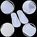 Aneco 24 Pairs Disposable Spa Slippers Velvet Closed Toe Slippers for Hotel, Home, Guest Use, Fits up to US Men Size 10 and Women Size 11, White
