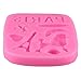 Mujiang Eiffel Tower Cake Decorating Molds Poodle Gum Pastry Paris Silicone Fondant Mold