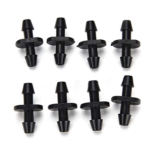 Garden Water Connectors - 20pcs Garden Water Connectors Barb Tee Connector 1 4 Inch Hose Lawn Watering Irrigation - Connector Harness Terminal Jewelry Tool Wire
