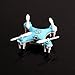 CHEERSON CX-10 RC Nano Drone with Controller 4CH 2.4GHz 6-Axis Gyro Headless Mini Quadcopter Airplane Blue