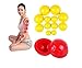 12 Cups Silicone Medical Vacuum Massage Cupping Cups Health Care Travel Set(blue)