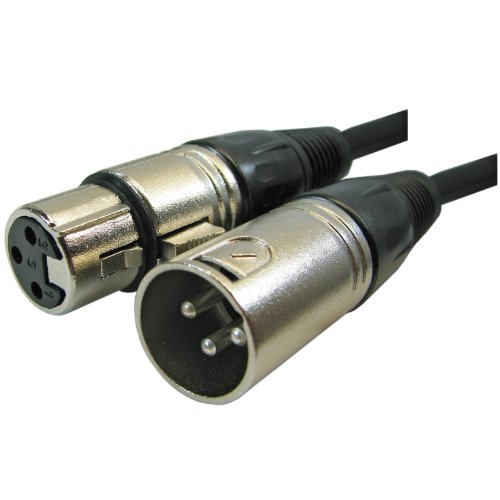 2-pack-50-foot-FT-3-Pin-XLR-Mic-Microphone-Cable-Male-to-Female-balanced-shielded