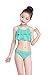 SHEKINI Girls Swimwear Flounce Crochet Two Piece Bikini Bathing Suits