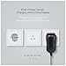 DIGOO DG-UA10 Universal Charger Travel Adapter for AC/DC3-12V Household Electronics, Multi Voltage Switchable Power AC Adapter Supply, 18W 3V 4.5V 5V 6V 7.5V 9V 12V, US Adapter+10Tips+ Micro USB Plug+