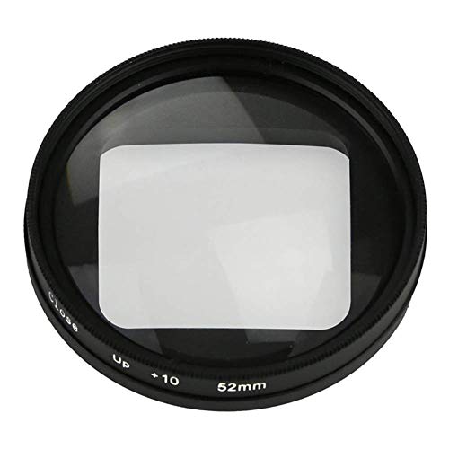 52mm Professional Underwater Photography Close-Up Macro Filter 10X Magnificatoin High Definition Lens for GoPro HERO7 Black,HERO6 Black,HERO5 Black and Hero(2018)