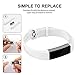 iGK For Fitbit Alta Bands and Fitbit Alta HR Bands, Newest Adjustable Sport Strap Replacement Bands for Fitbit Alta and Fitbit Alta HR Smartwatch Fitness Wristbands White Small