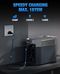 Heavy-Duty Power Station Charging Cable, Fast