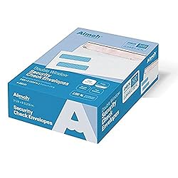 #8 Double Window Gummed Security Envelopes - for